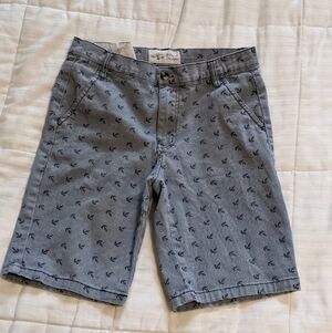 𝅺craft Flow nautical flat front shorts size 14
